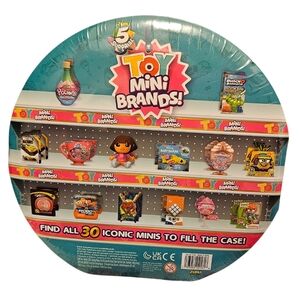 🆕️ 5 Surprise Toy Mini Brands Collector's Case with 5 Exclusive Minis
